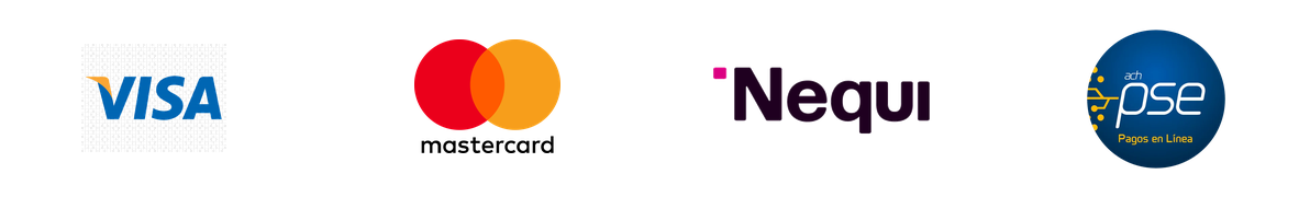 Métodos de pago disponibles